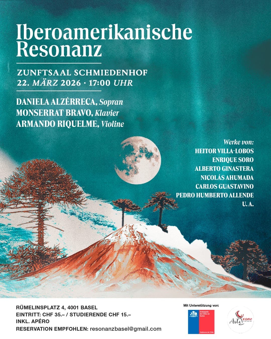 Iberoamerikanische Resonanz Konzert Flyer
